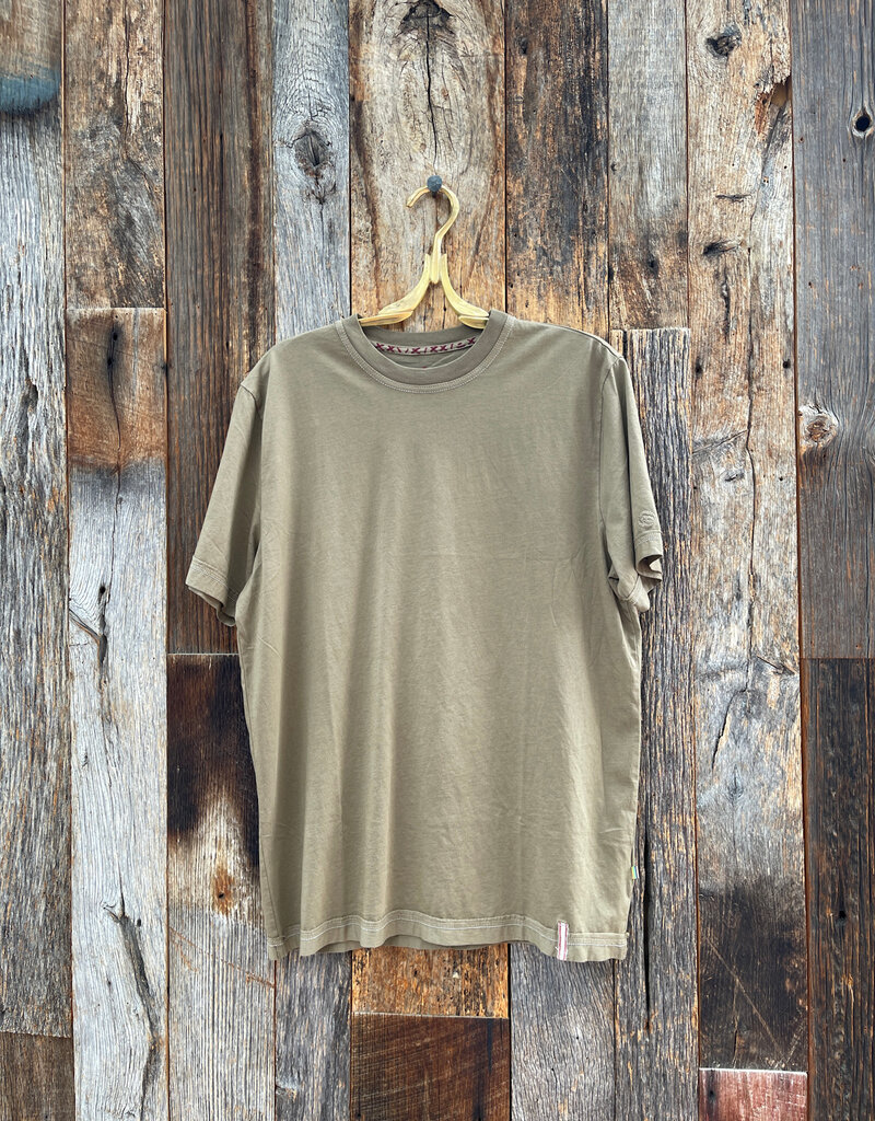 True Grit True Grit Secret Wash S/S Crew Neck Tobacco