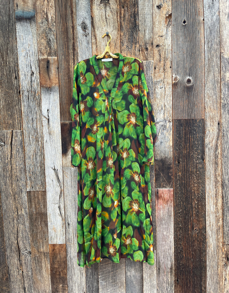 Chan Luu Chan Luu Renata Silk Chiffon Dress PC-DR-3517 Primrose Green