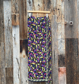 Chan Luu Chan Luu Hibiscus Silk Wrap Skirt Lapis