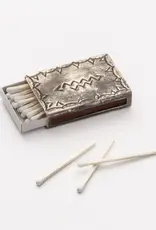 J. Alexander Small Silver Stamped Matchbox