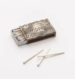 J. Alexander Small Silver Stamped Matchbox
