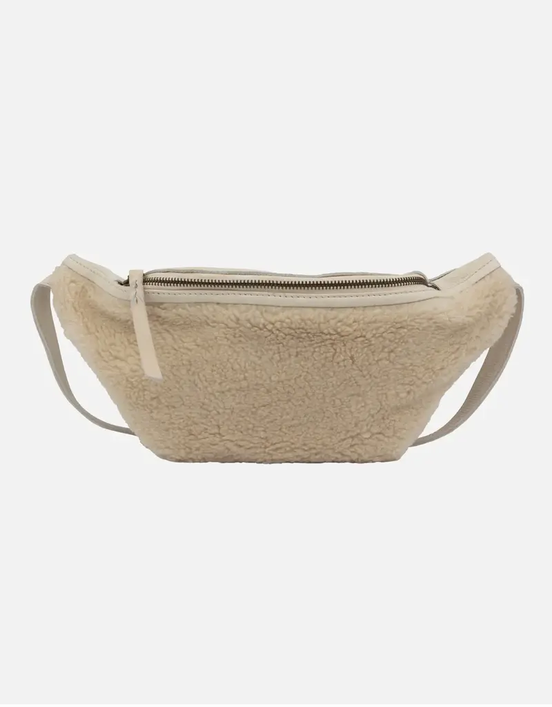 Amsterdam Heritage Amsterdam Heritage Maan Shearling Belt Bag Ivory