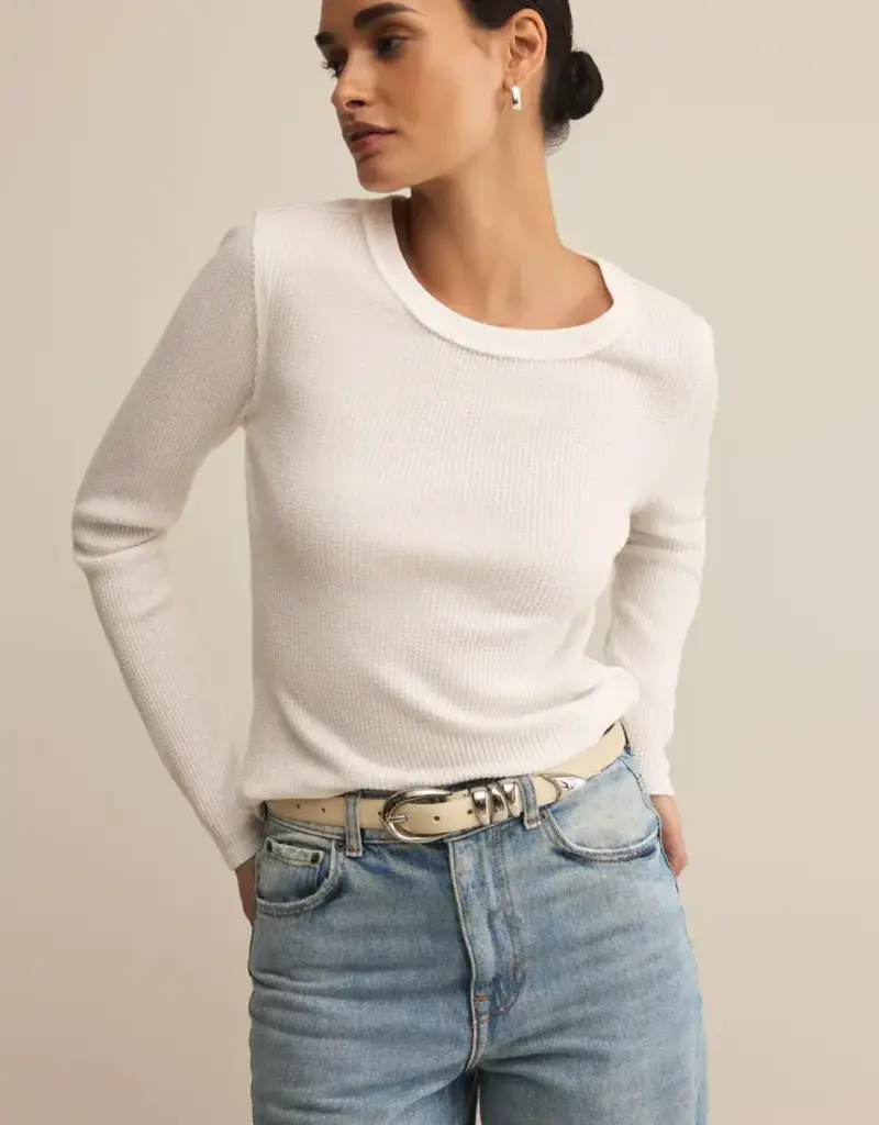 Z Supply Z Supply Arlet Mini Thermal Top White