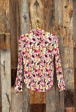 Cino Cino Camden Floral Cayenne Button Down Shirt
