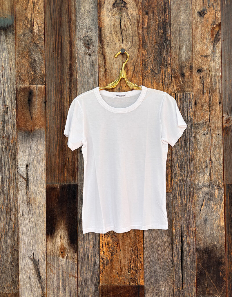 Project Social T Project Social T You Got It Washed Baby Tee White