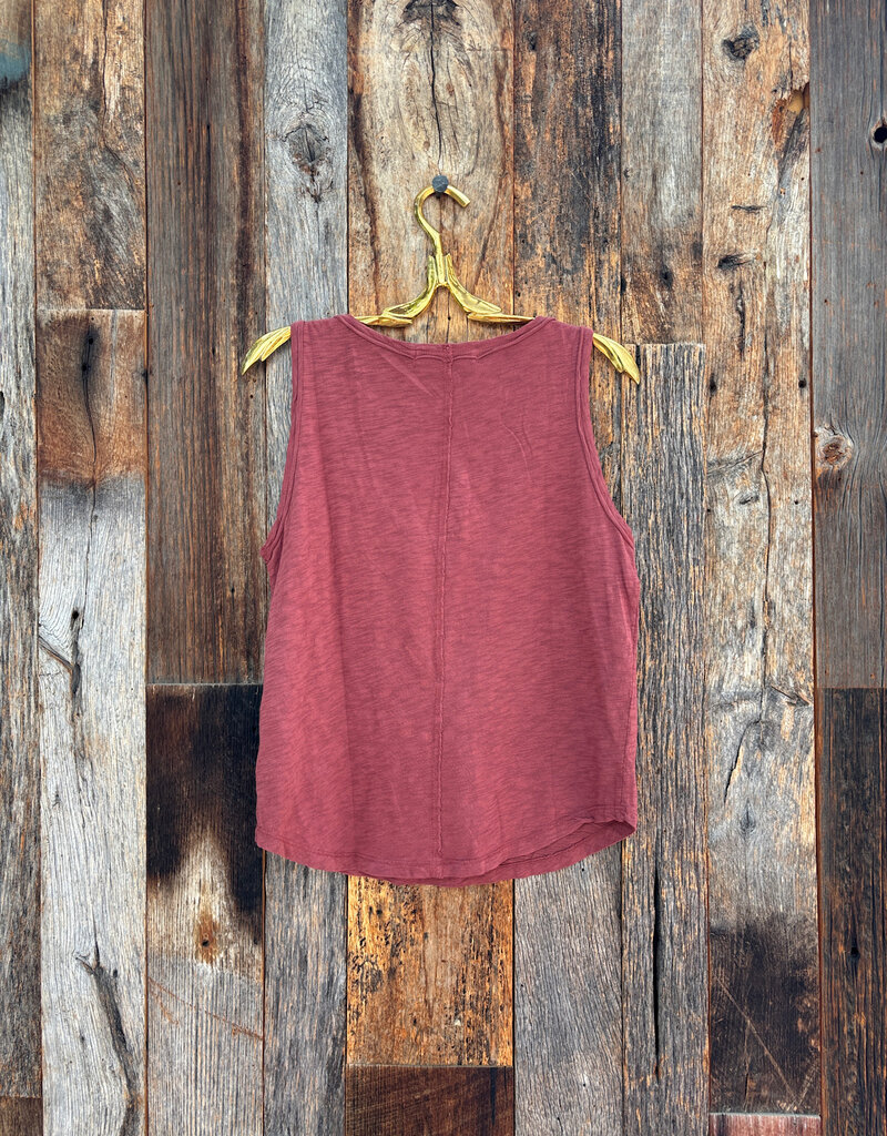 Project Social T Project Social T Naz Scoop Neck Slub Tank Sugar Plum