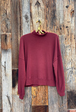 Project Social T Project Social T Beca Cozy Rib Funnel Neck Top Spiced Copper