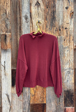 Project Social T Project Social T Beca Cozy Rib Funnel Neck Top Spiced Copper