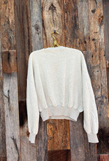 Project Social T Project Social T Evie Pleated Crew Sweatshirt Oat