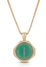 Joy Dravecky Joy Dravecky Sofia Pendant Necklace Seafoam Green