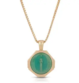 Joy Dravecky Joy Dravecky Sofia Pendant Necklace Seafoam Green