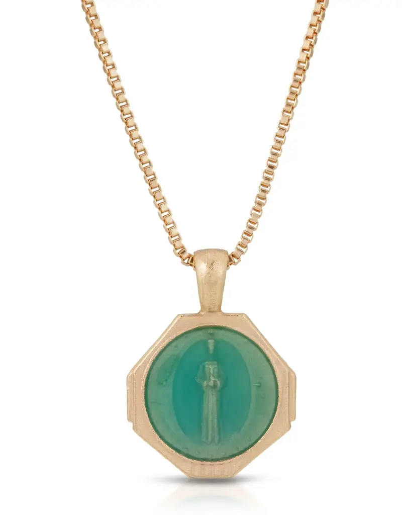 Joy Dravecky Joy Dravecky Sofia Pendant Necklace Seafoam Green