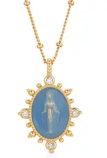 Joy Dravecky Joy Dravecky Lady Lourdes Pendant French Blue