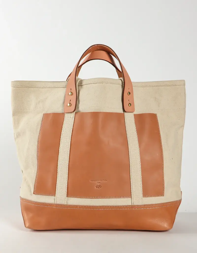 Immodest Cotton Immodest Cotton Editor Tote Natural + Tan