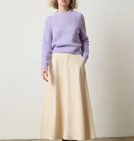 Lilla P Lilla P Mixed Stitch Pullover Lavender