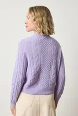Lilla P Lilla P Mixed Stitch Pullover Lavender