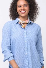 ...and for Good And For Good Boyfriend Shirt Sunflower Overdye Cornflower