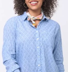 ...and for Good And For Good Boyfriend Shirt Sunflower Overdye Cornflower