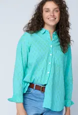 ...and for Good And For Good Boyfriend Shirt Sunflower Overdye Glacier Blue