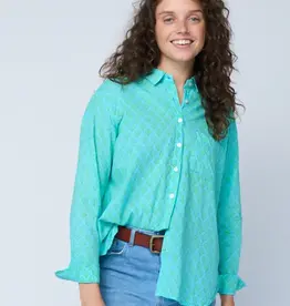 ...and for Good And For Good Boyfriend Shirt Sunflower Overdye Glacier Blue