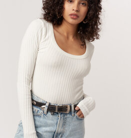 Project Social T Project Social T What's The Scoop Rib L/S White