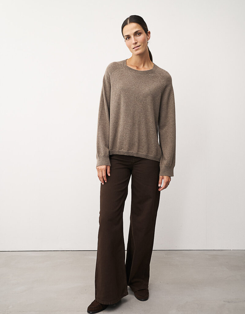 0039 Italy 0039 Italy Nikita Cashmere Pullover Taupe