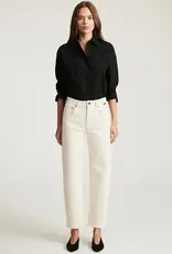 Mavi Nica Barrel Jeans High Rise Beige Classic Blue