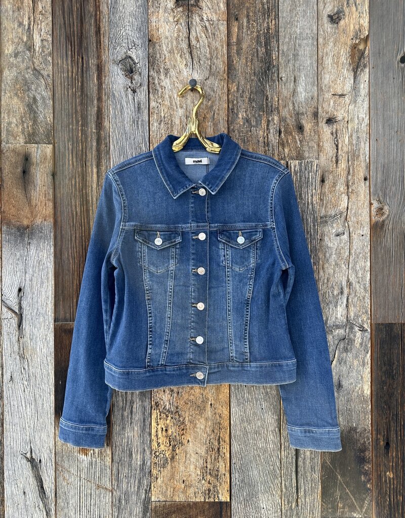 Mavi Samantha Jacket Mid Brushed Feather Blue