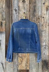Mavi Samantha Jacket Mid Brushed Feather Blue