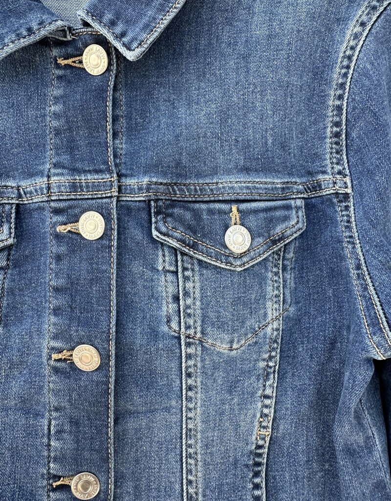 Mavi Samantha Jacket Mid Brushed Feather Blue