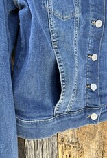 Mavi Samantha Jacket Mid Brushed Feather Blue