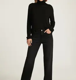 Mavi Taylor Straight Leg Jeans Dark Smoke Gold Premium