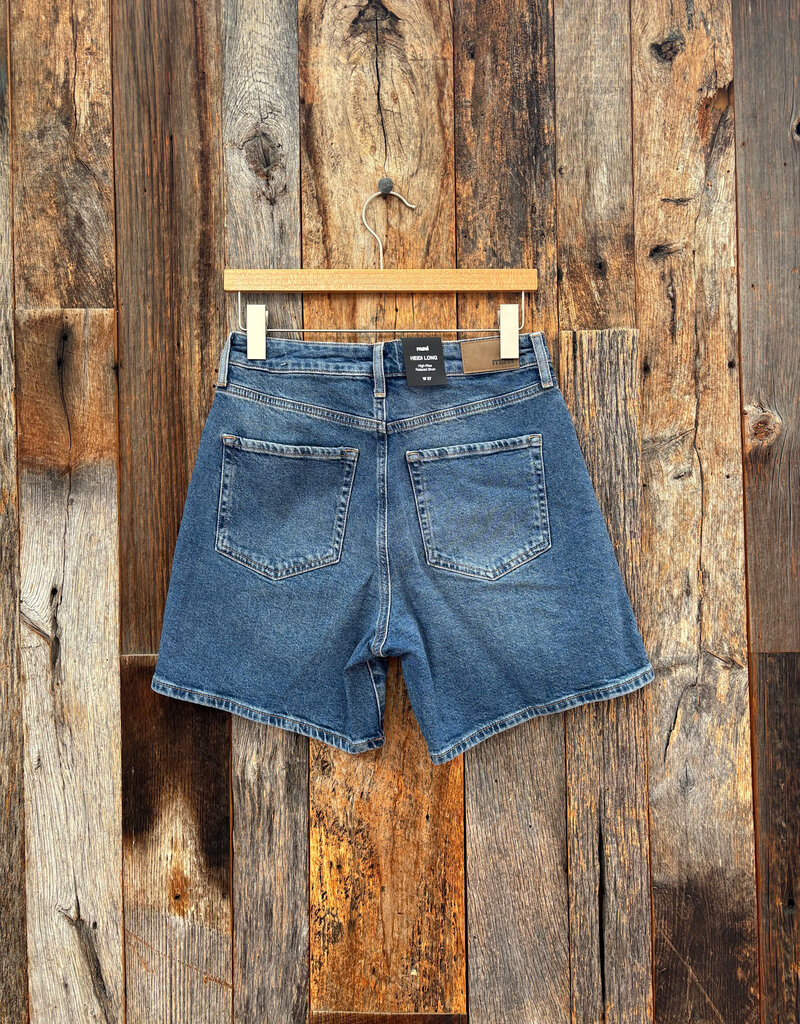 Mavi Heidi Long High Rise Dark 90'S Shorts