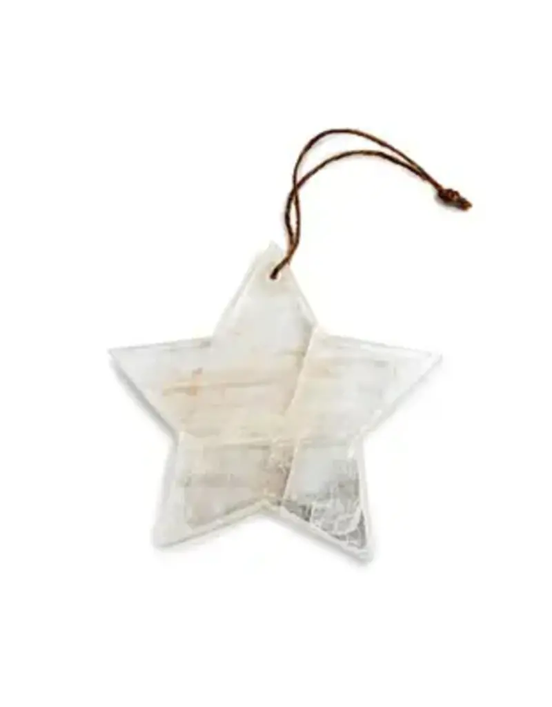 Sugarboo Sugarboo Hanging Selenite Star on Jute