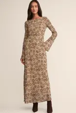 Z Supply Z Supply Cambell Floral Maxi Dress Chocolate Cherry