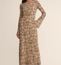 Z Supply Z Supply Cambell Floral Maxi Dress Chocolate Cherry