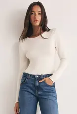 Z Supply Z Supply Second Skin Crew LS Cloud