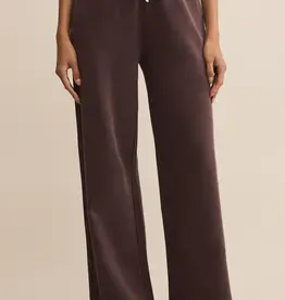 Z Supply Z Supply Hunter Knit Pants Chocolate Cherry