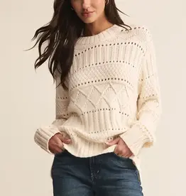 Z Supply Z Supply Cento Cable Sweater Warm White
