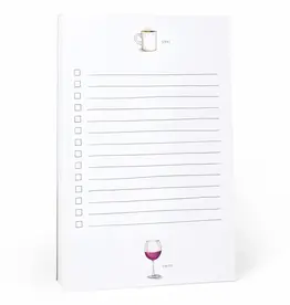 E. Frances Paper E. Frances Paper Start & Finish Lined Notepad - Wine & Coffee