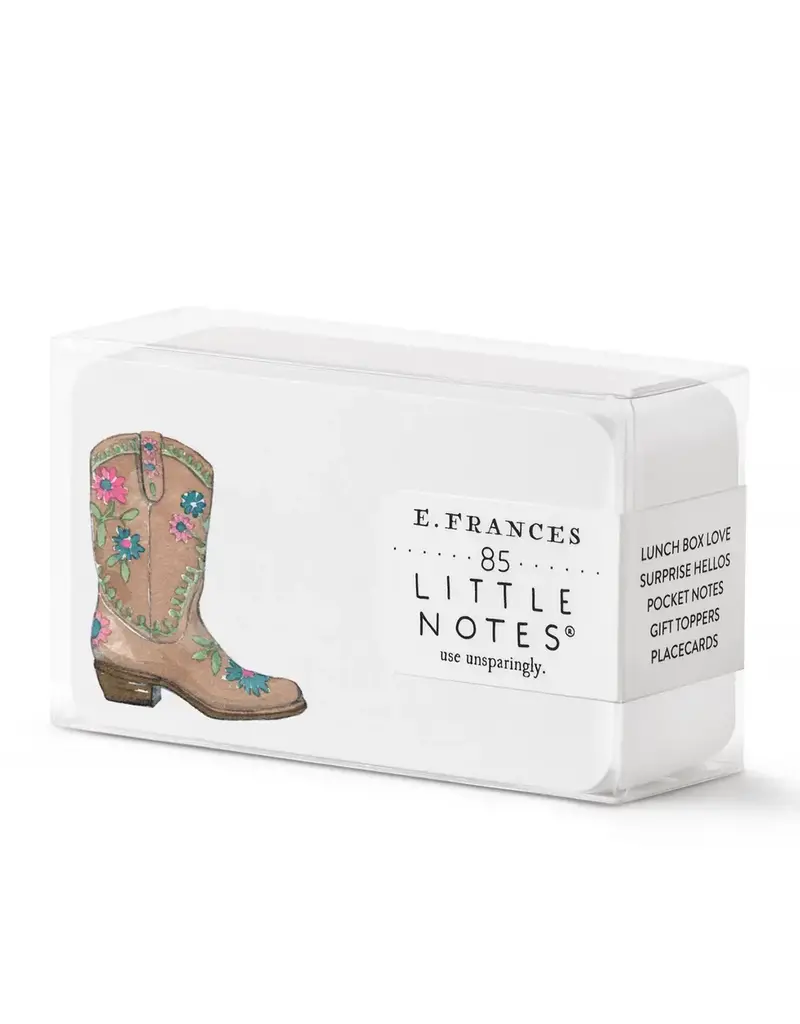 E. Frances Paper E. Frances Paper Cowboy Boot Little Notes