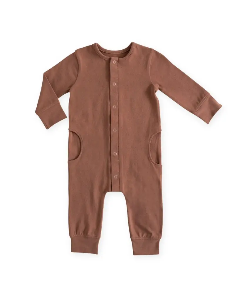 Pehr Essentials Romper Soft Clay
