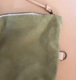 Olive n' Suede Olive n' Suede Square Side Bag Olive