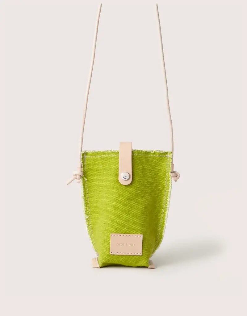 Graf Lantz Graf Lantz Hana Canvas Phone Crossbody Kiwi