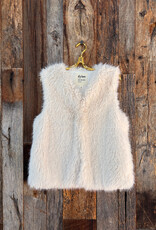Dylan Dylan Ava Faux Fur Vest Soft White