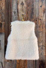 Dylan Dylan Ava Faux Fur Vest Soft White