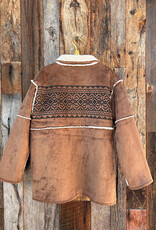 Dylan Dylan Fairisle Amber Coat Brown