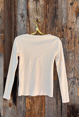 Dylan Dylan Cate Jude Rib LS Crewneck Almond