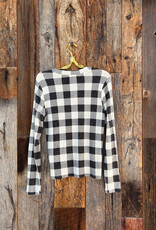 Dylan Dylan Carter Classic Check Top Natural/Black