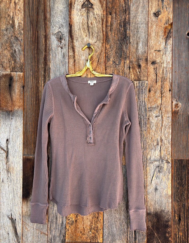 Dylan Dylan Brooks Button Top Brown